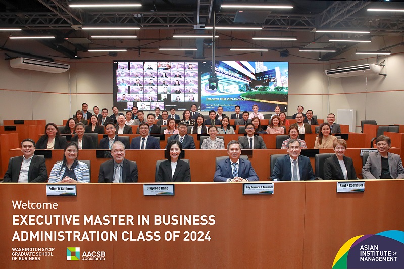 AIM Welcomes Biggest Cohort of Executive Master in Business Administration Students