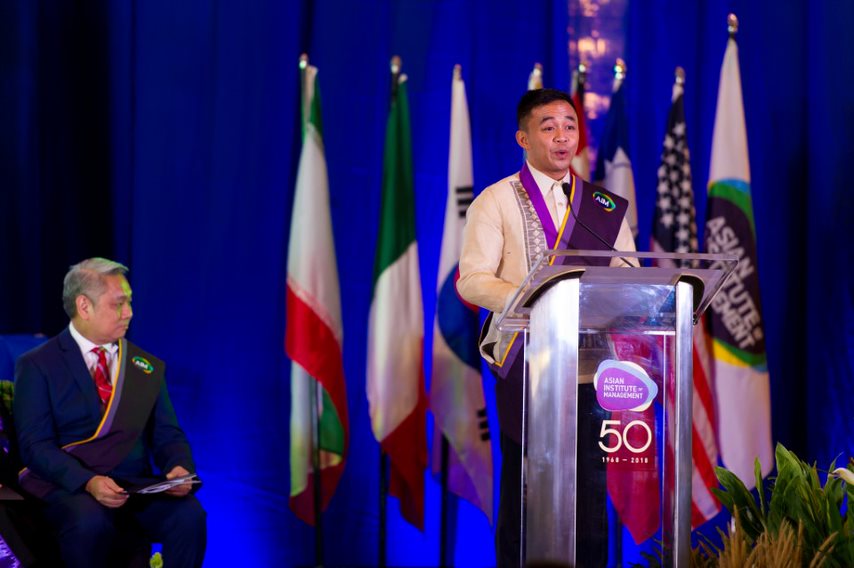 Ben Ibarra Fernandez (MBA 2018), AIM Outstanding Student Leader Awardee 