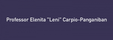 Professor Elenita "Leni" Carpio-Panganiban