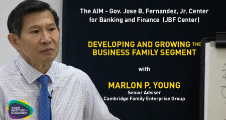 Developing and Growing the Business Family Segment: A Forum for Private Bank and Wealth Management Executives