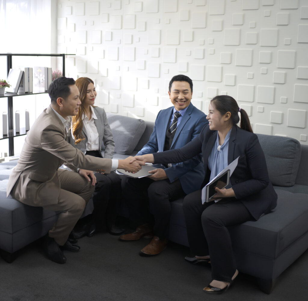 White collar worker working and meeting at office.