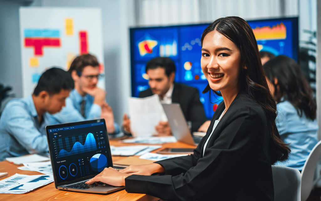 a woman in data science