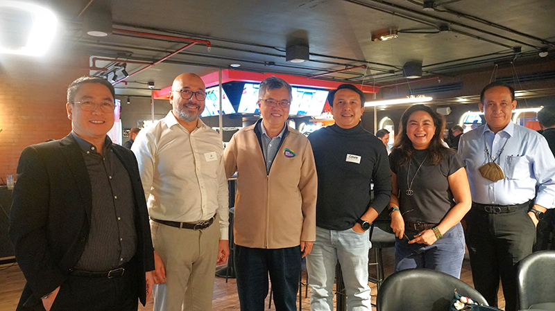 L-R: Bernardino Jiao, JJ Moreno, Philip Kwa, Louie Cruz, Vangie Abella, Ret. Gen Noel Baraceros