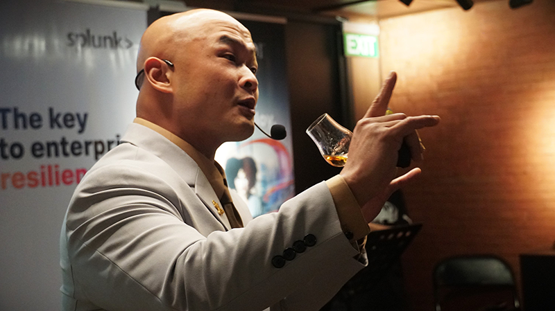 Whiskey expert, Kris Ong