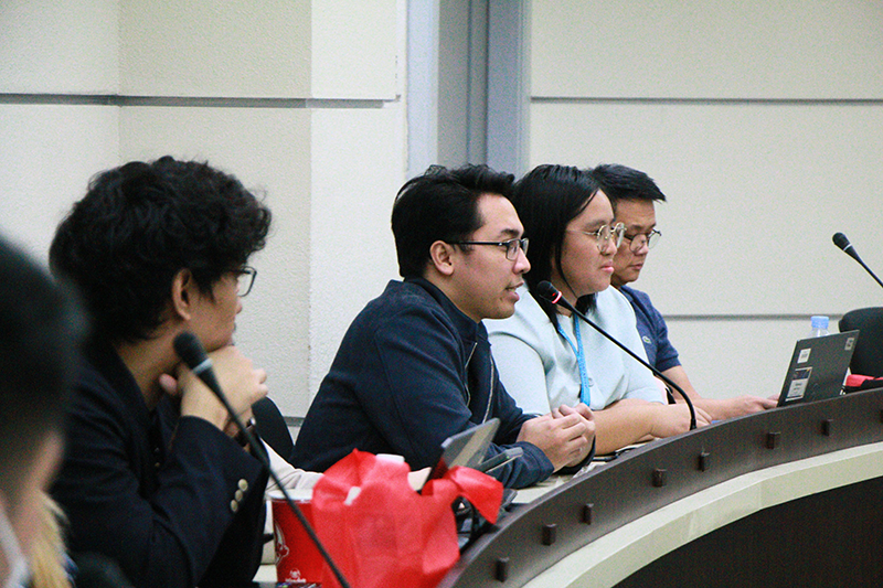 ongoing discussion during the event