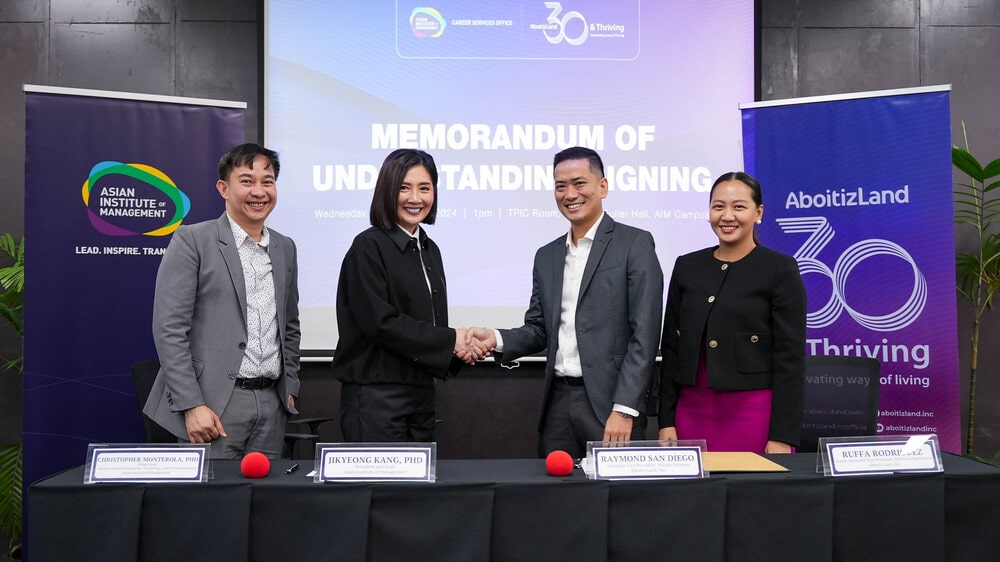 AIM x Aboitiz Land MOA Signing 