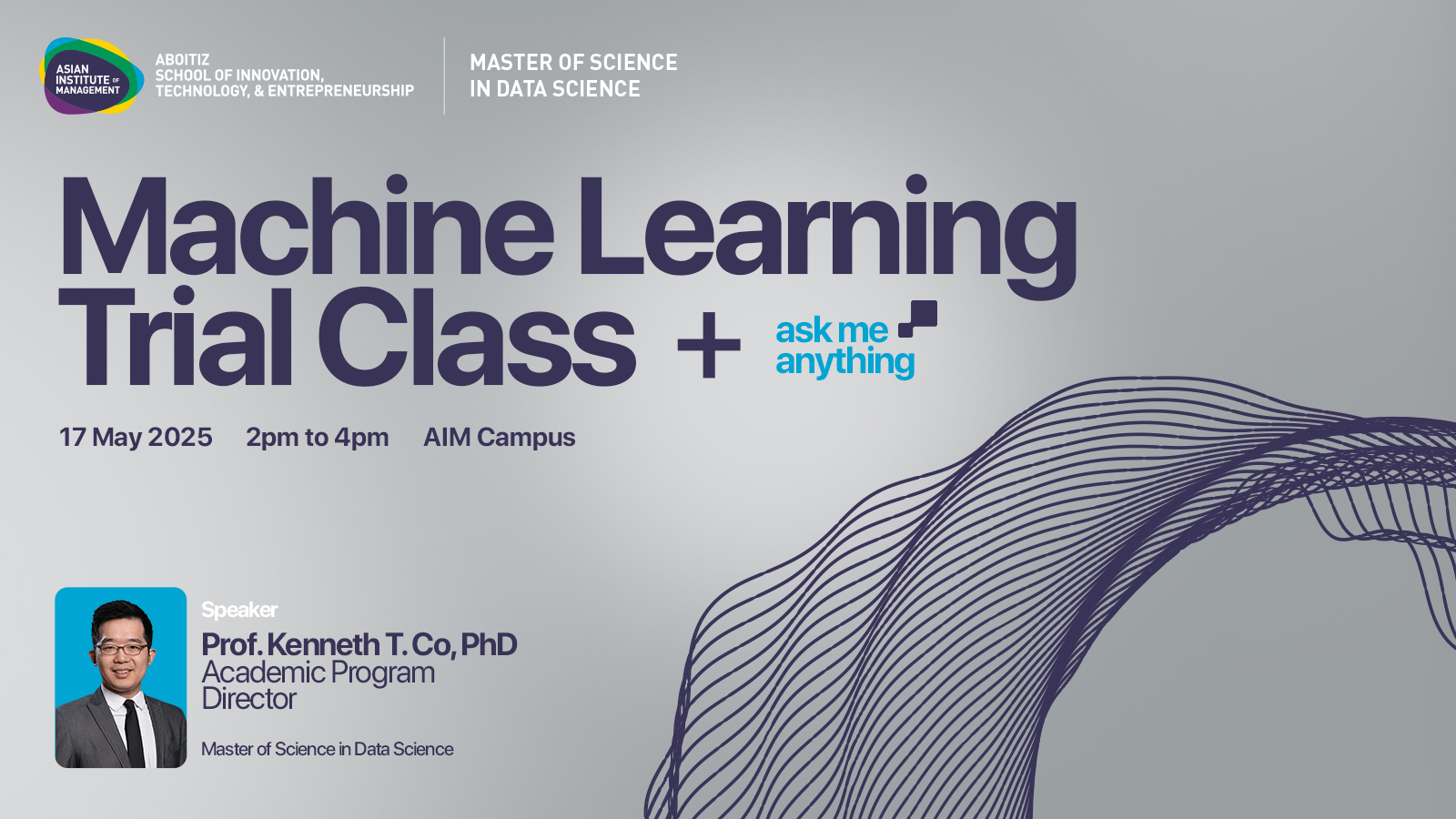 Machine Learning Trial Class Website Banner