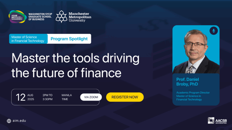 MSc Fintech Program Spotlight Website Banner