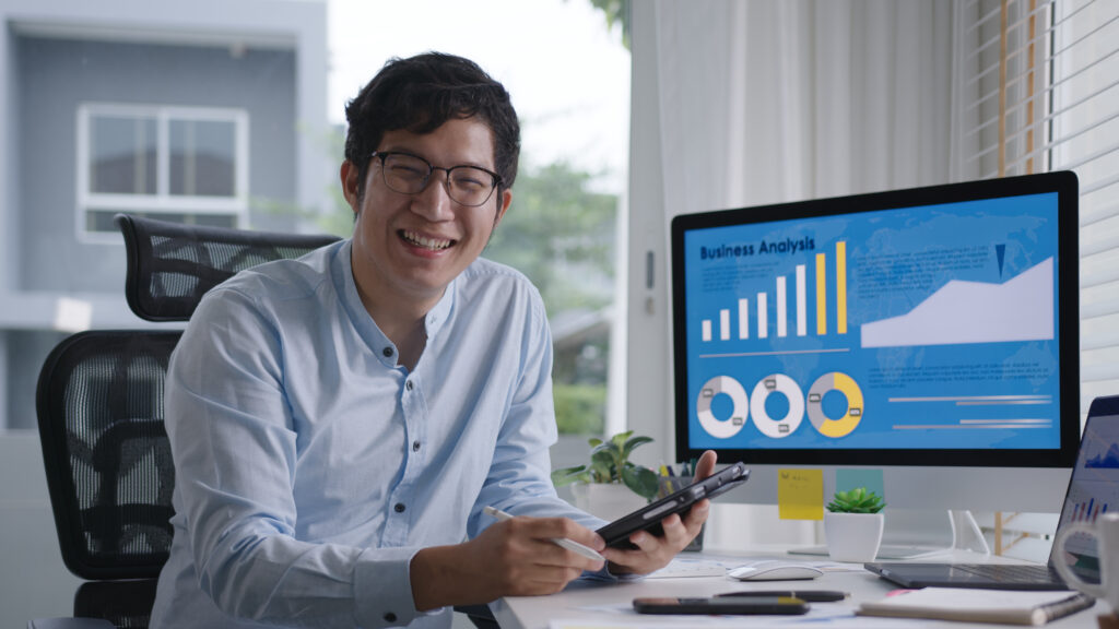 an imba student smiling
