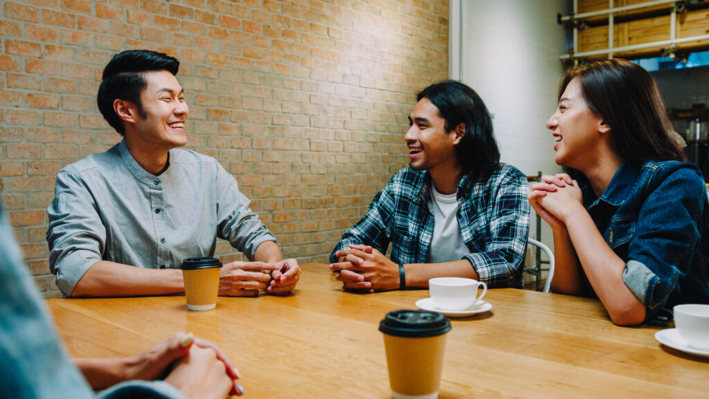 imba students discussing