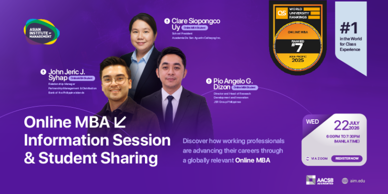 OMBA Student Sharing & Information Session Web Banner