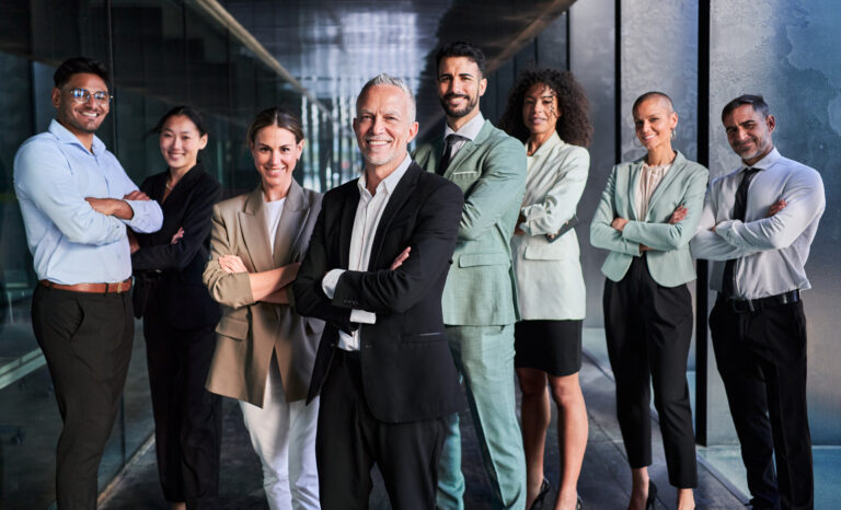 multicultural business team headed by boss posing 2026 01 07 02 14 26 utc