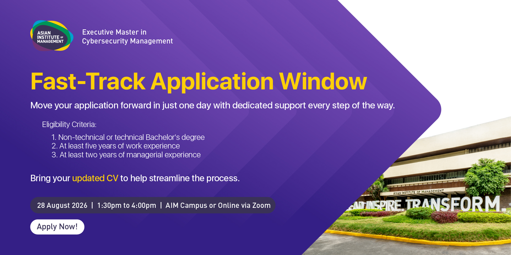 EMCSM Fast Track Application 800x400